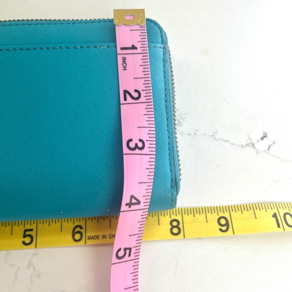 “kate spade” Turquoise Saffiano Leather “Lacey” Wallet, WLRU1689B - Picture 11 of 13
